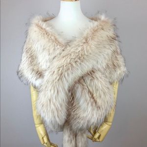 Faux Fur Shawl
